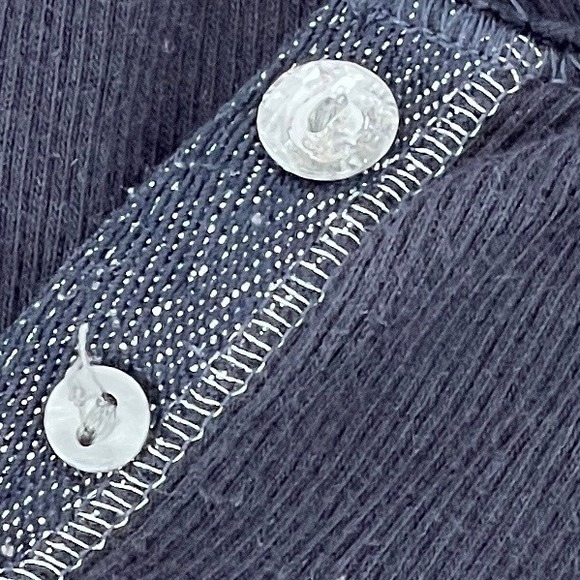 Vintage Y2K Abercrombie & Fitch Thermal Henley Elena Gilbert Bella Swan style S - Picture 6 of 9